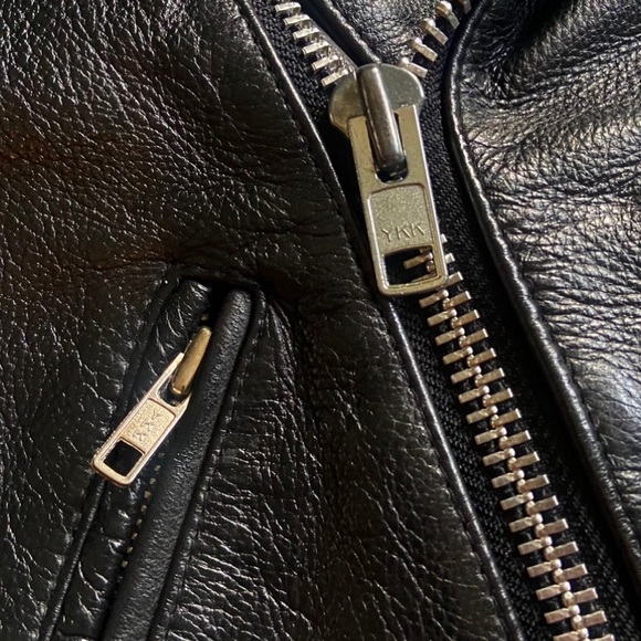 WILSON ❤️❤️ BIKERS LEATHER JACKET - Picture 11 of 14